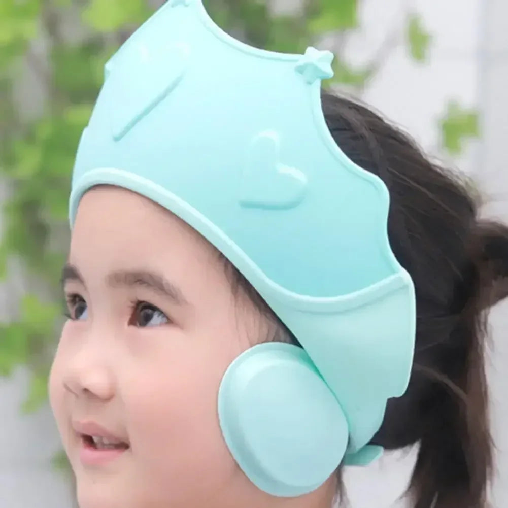 Kids Eye & Ear Protection Hair Wash Hat, Soft