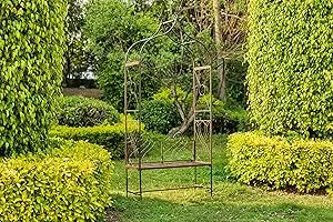 Victorian Antique Wrought Iron Garden Arch Arbor