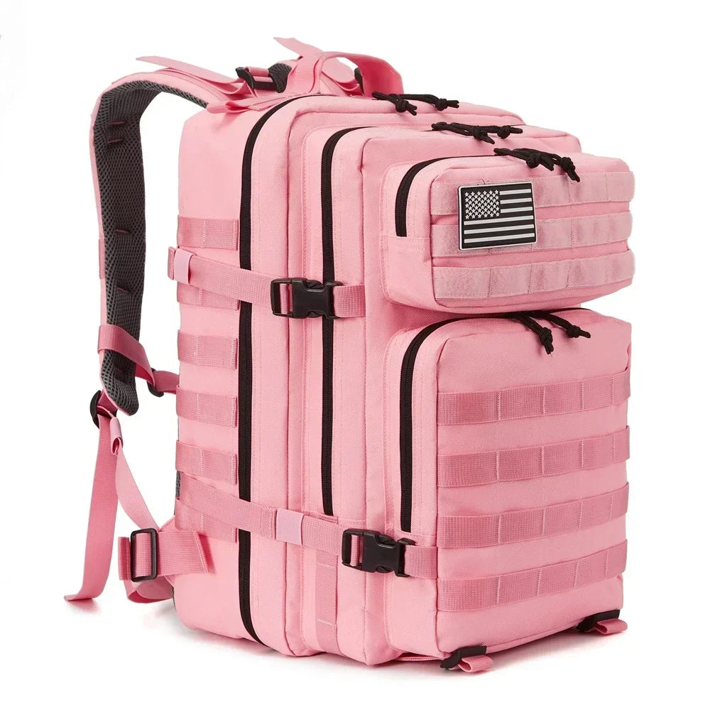 45L Tactical Heavy Duty Backpack Molle for Survival Assault Pack CCW 3 Day Survival Bag for Hiking, Trekking