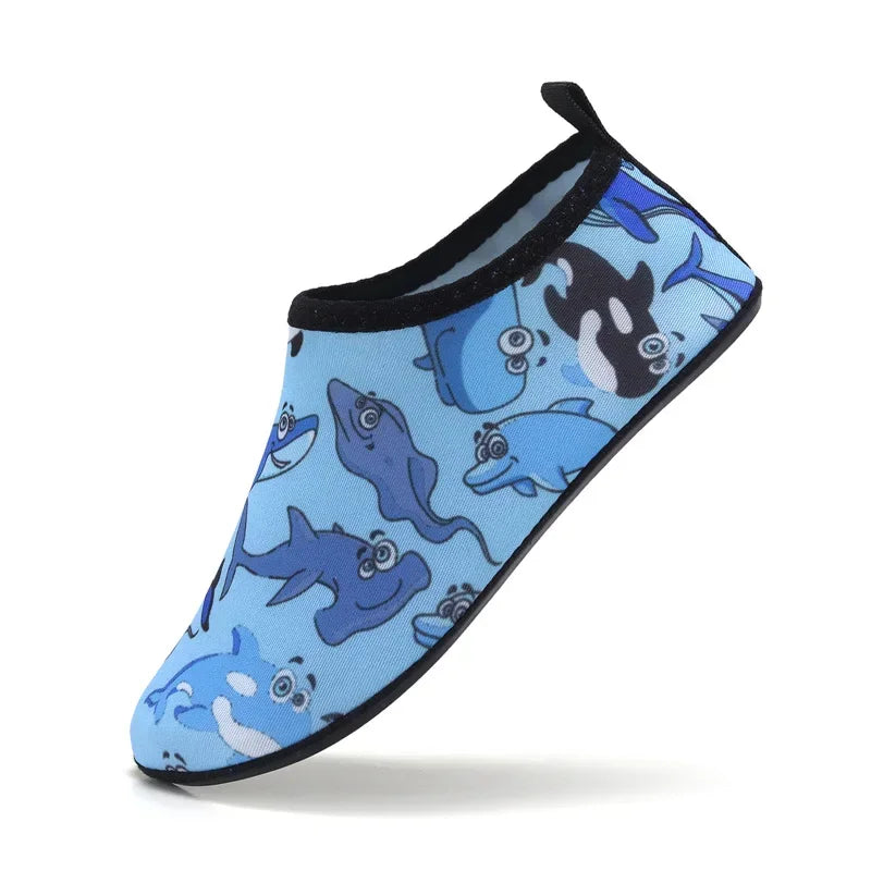 Lightweight Kids Water Shoes, Quick Dry, Non Slip, Soft Sole, Beach, Pool, Flexible Durable