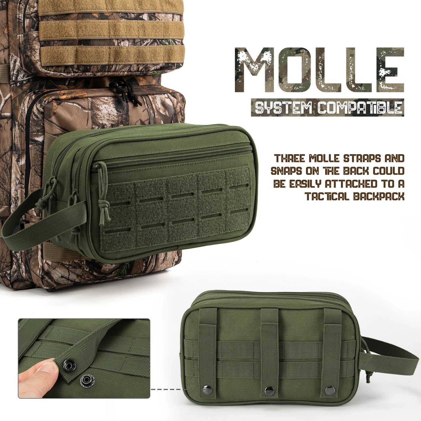 Tactical Toiletry Bag For Men, Women and Children