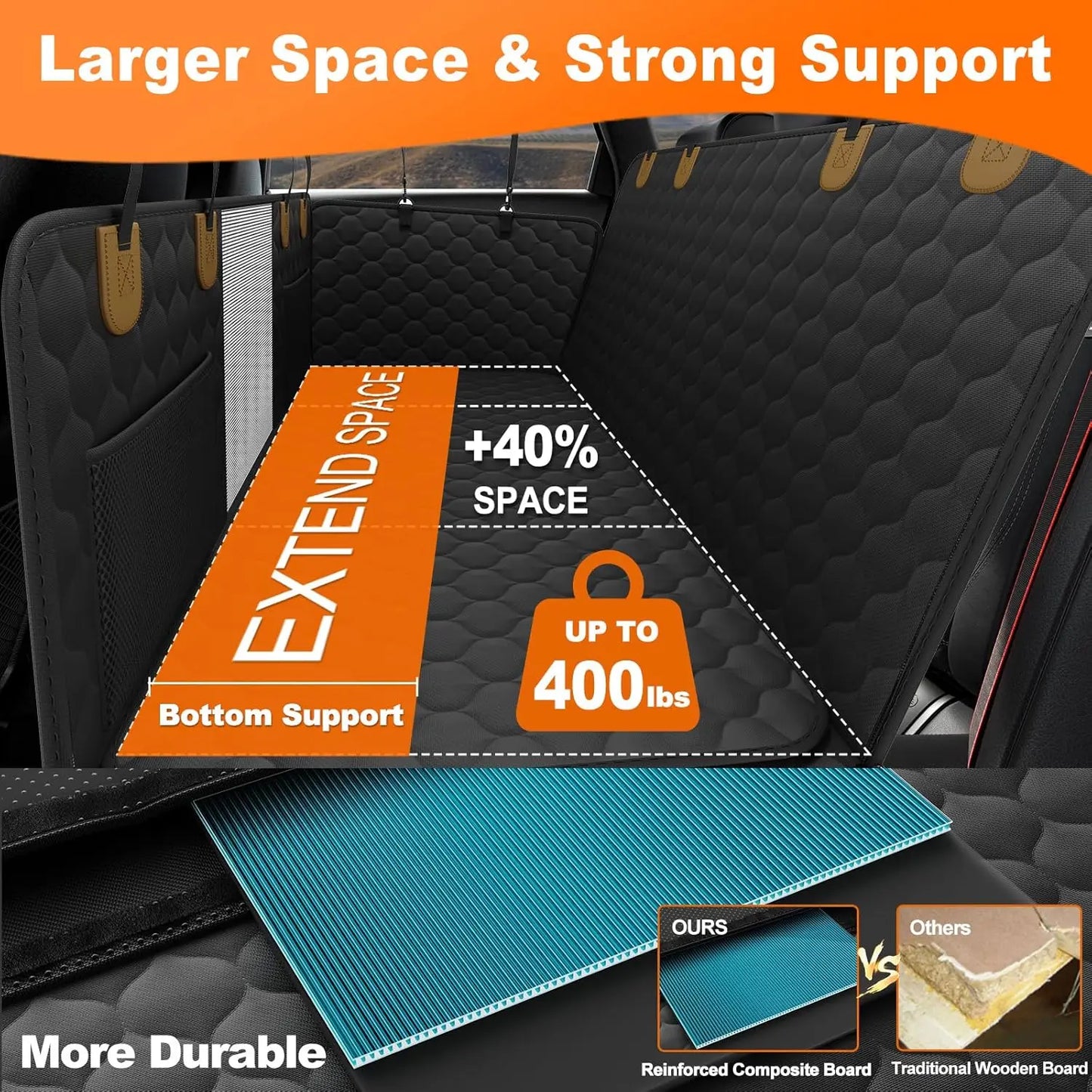 Waterproof, Foldable Pet Travel Seat Protector