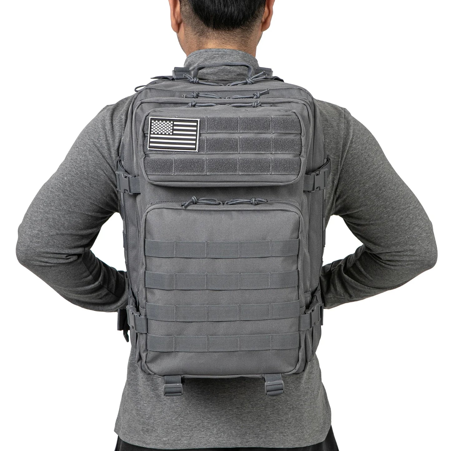 45L Tactical Heavy Duty Backpack Molle for Survival Assault Pack CCW 3 Day Survival Bag for Hiking, Trekking