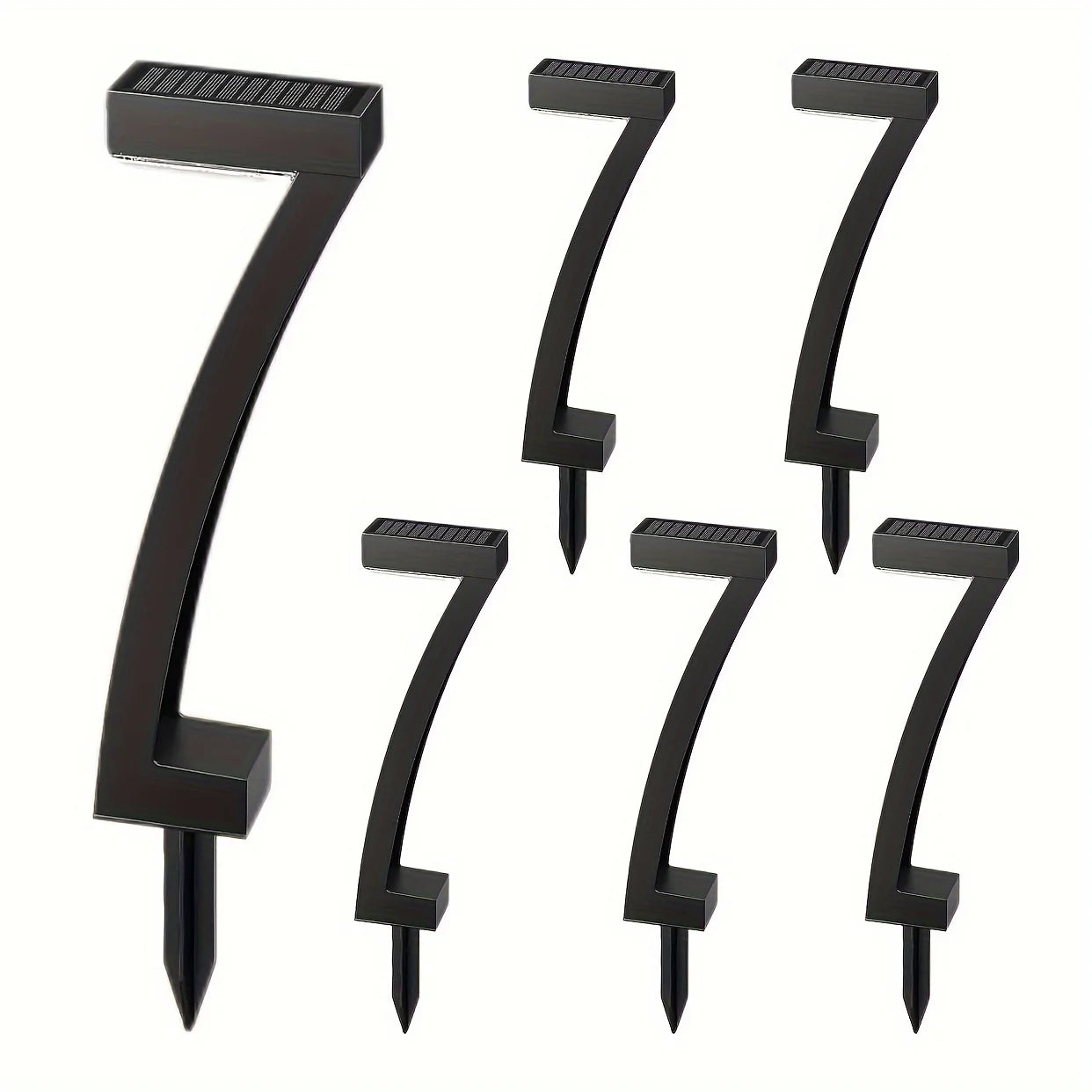 6 Pack Bright Solar Lights, 12 Hr Solar Garden Lights, Auto On/Off for Outside Landscape Path, Yard, Walkway