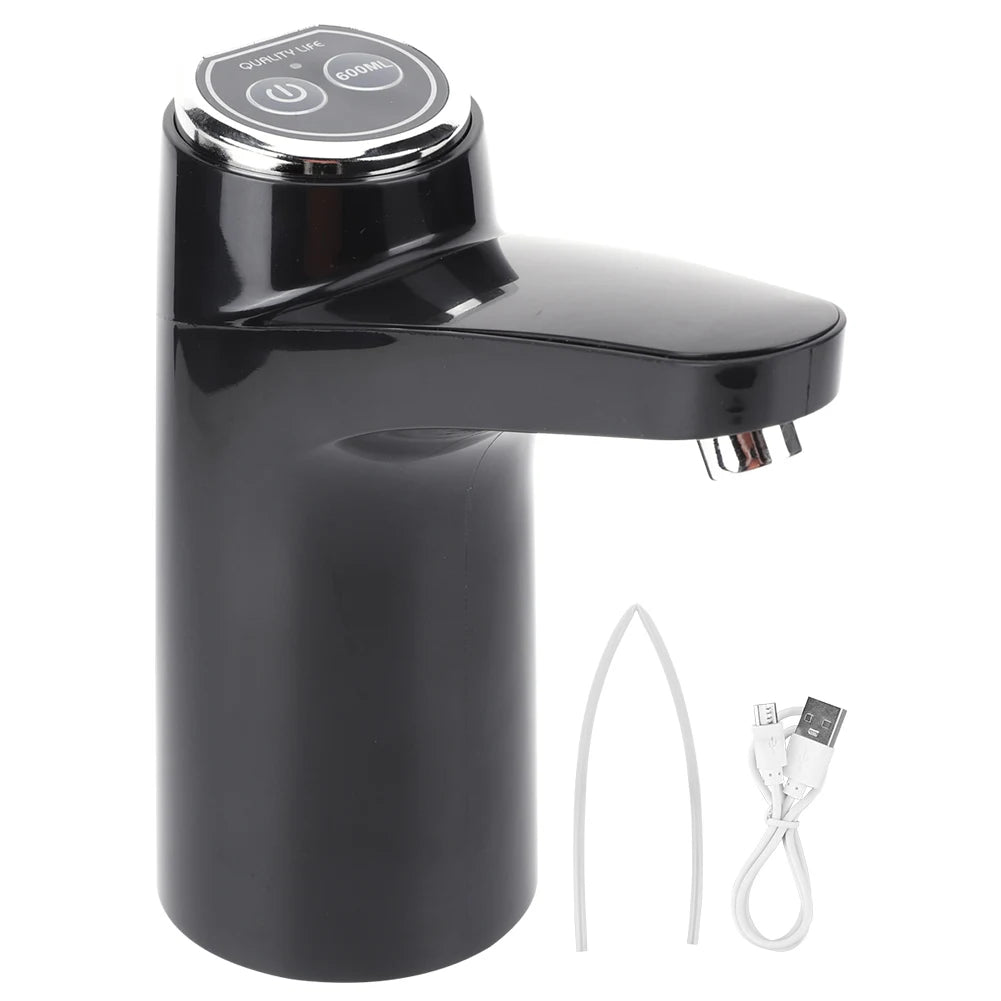 Wireless Water Pumping Device, USB Rechargeable Mini Water Pump, One Key Switch, Auto Water Pump for Camping