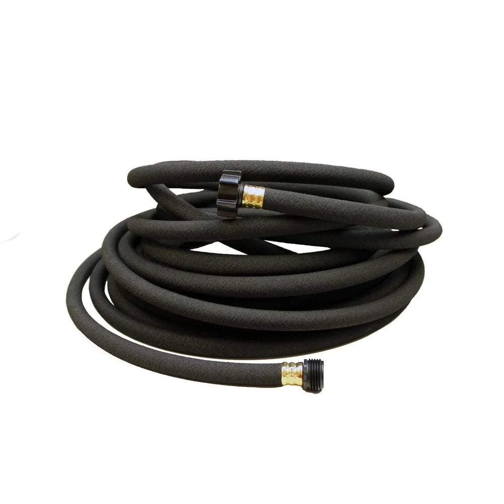 Heavy Duty Rain Barrel Soaker Hose, 0.5inch x 50ft Gradual Water Release Garden Irrigation, Compatible with Standard 3/4 inch threaded spigots