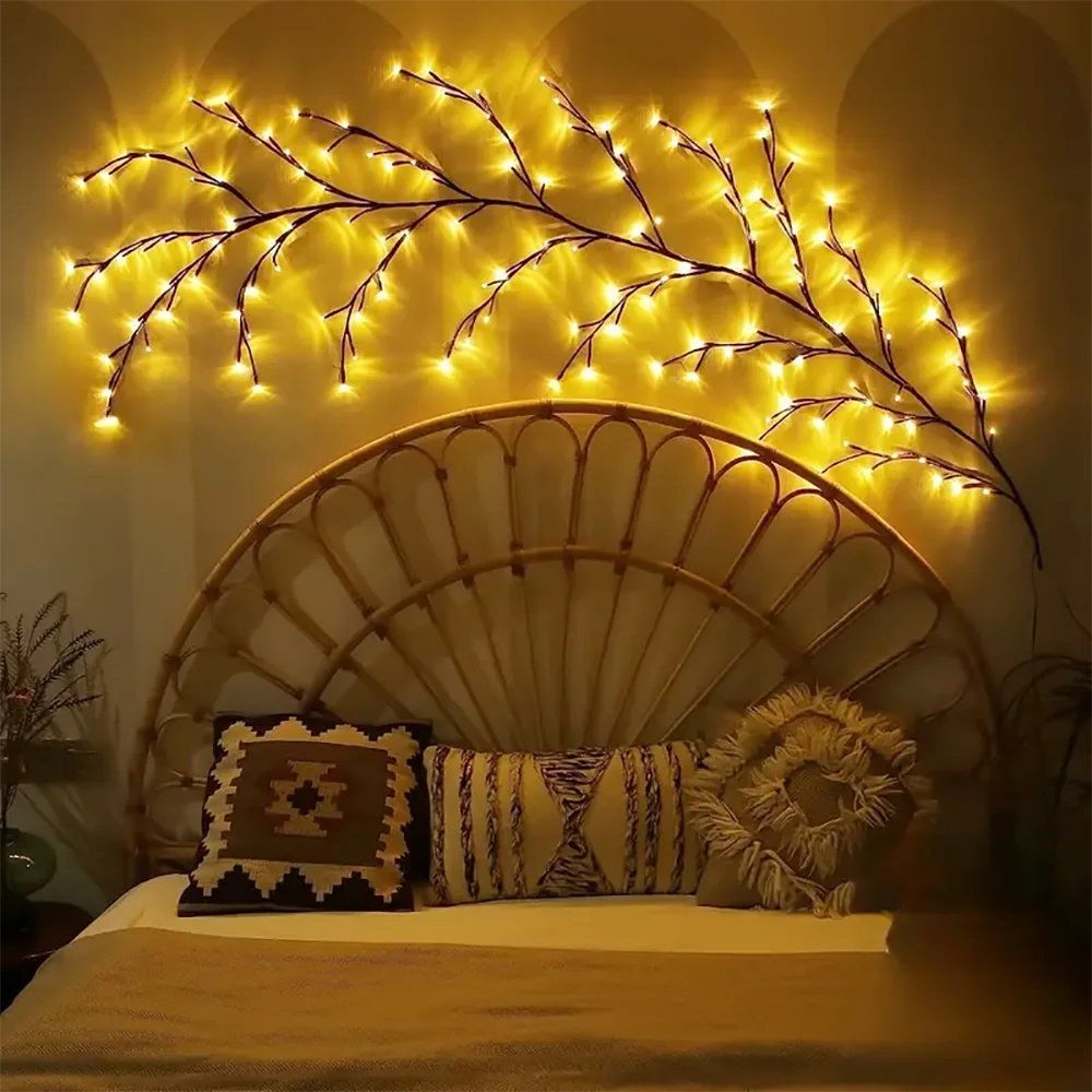 Light String Solar Tree and Vine Lamp, 96 LED, Waterproof