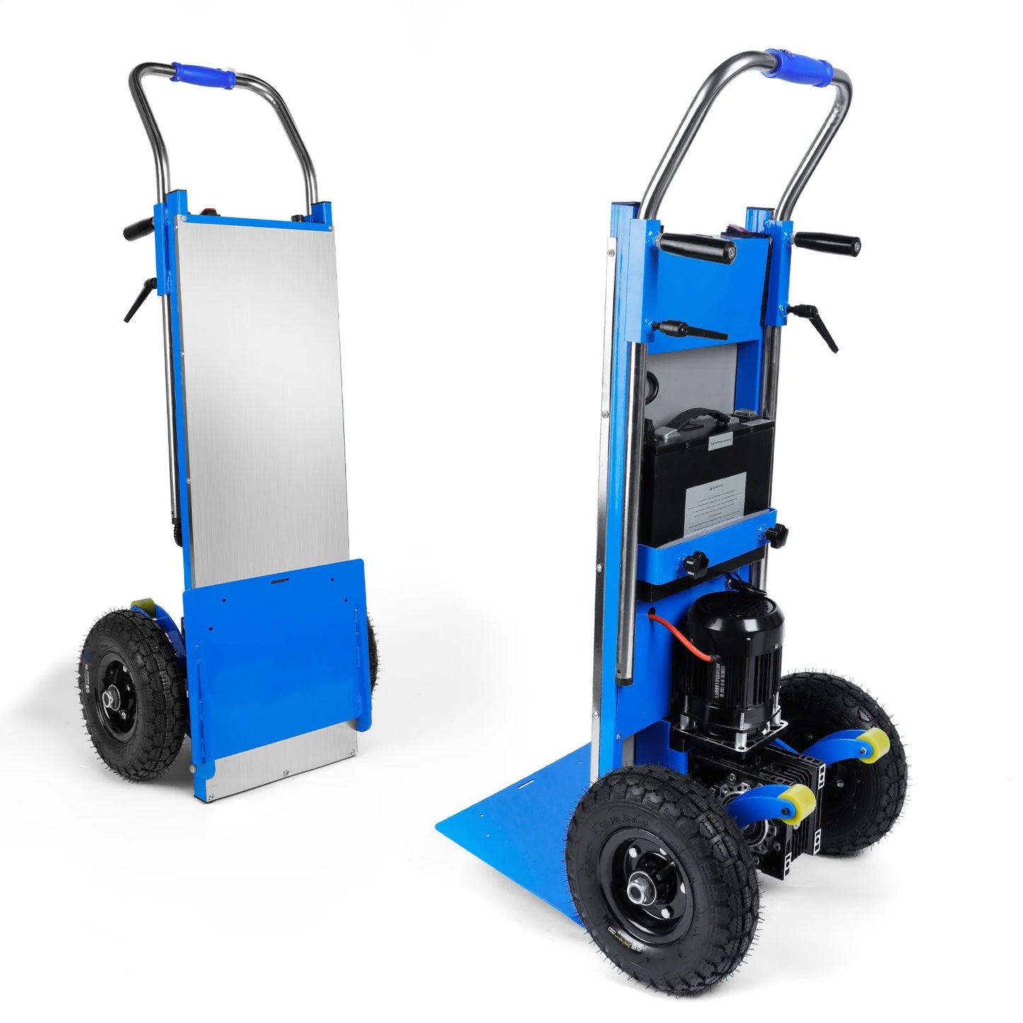 Electric Stair Climbing Dolly, 1200W Powered Stair Climbing Hand Trucks, 880lbs Capacity Folding Electric Dolly for Stairs