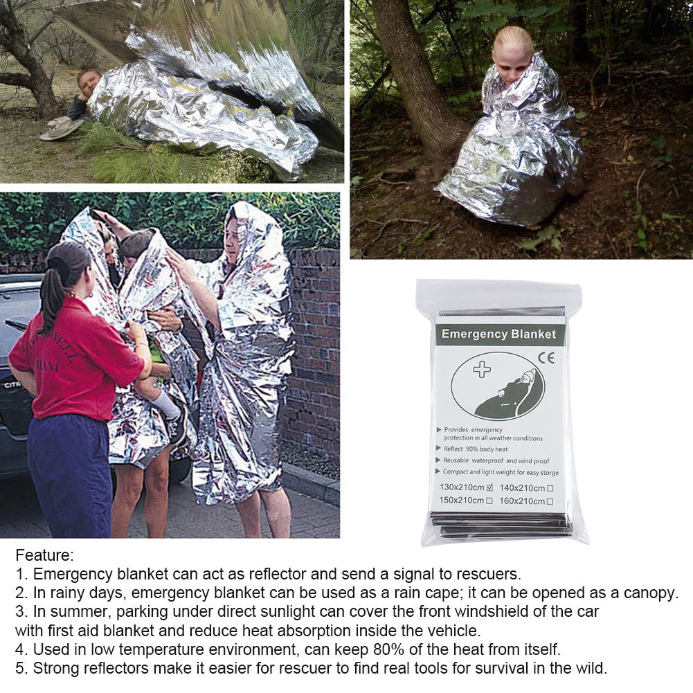 30 PC Emergency Rescue, Camping, Survival, Military, Rescue Blankets﻿