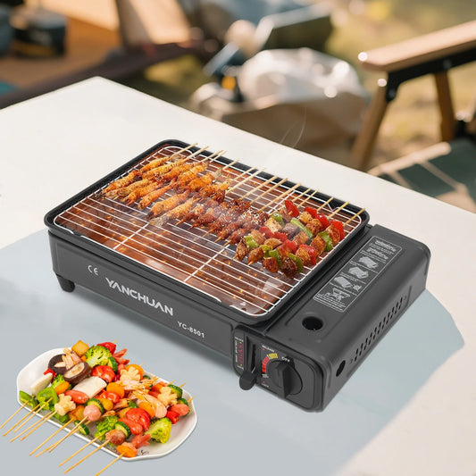 2.2KW Portable LPG/Butane Outdoor Gas Grill Stove w/Carrying Case