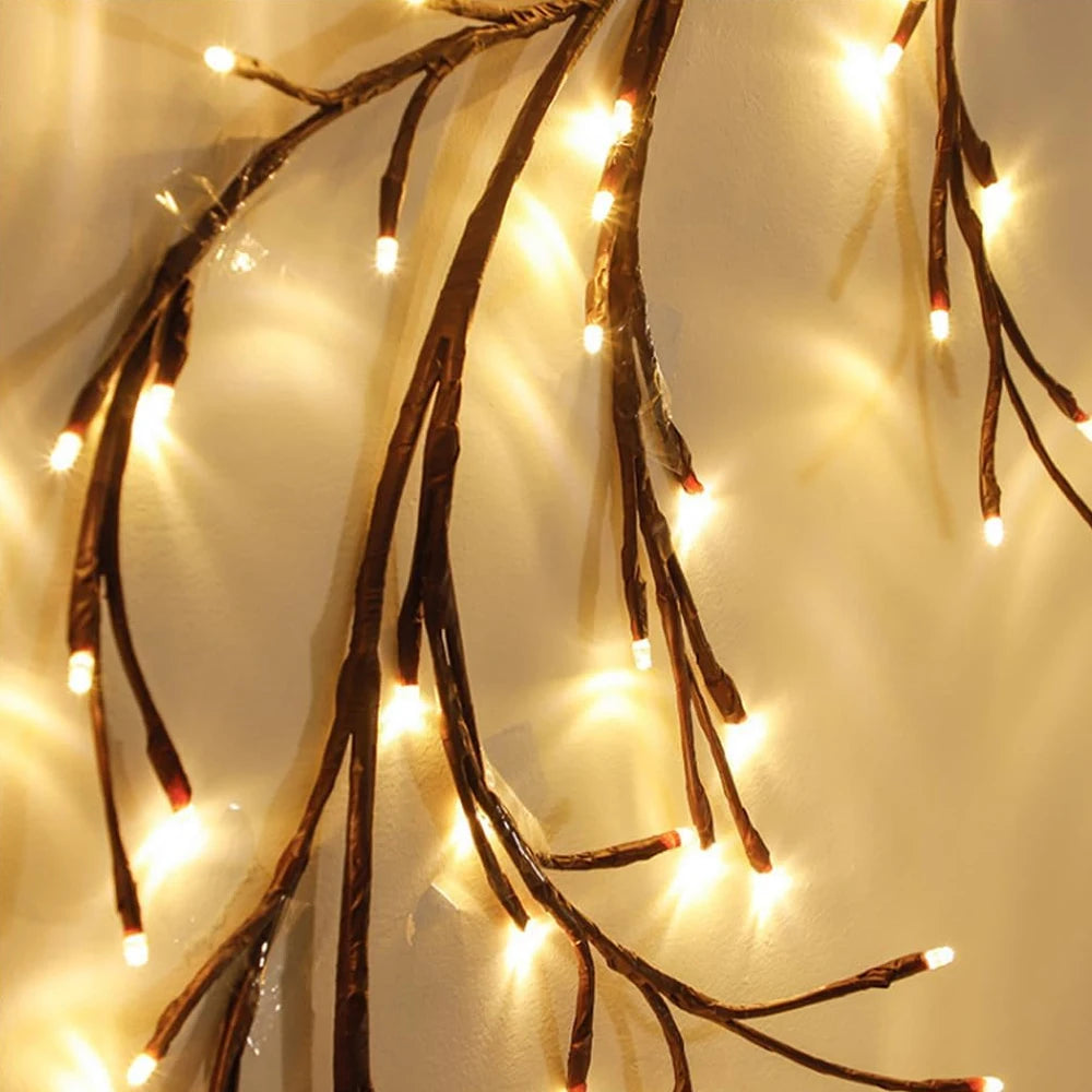 Light String Solar Tree and Vine Lamp, 96 LED, Waterproof