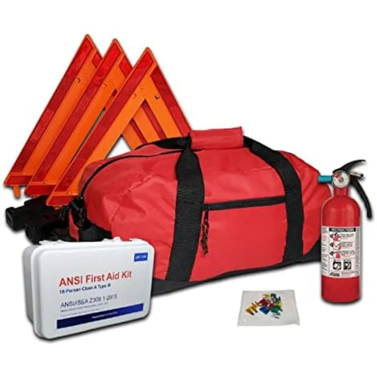 DOT OSHA Compliant Kit with 2 lb 5BC Fire Extinguisher