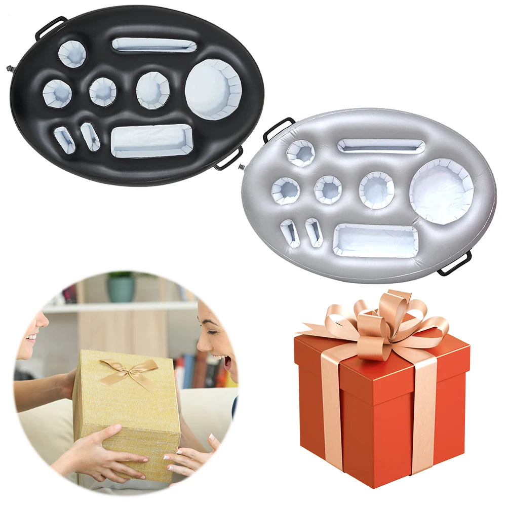 Multifunctional, Inflatable Floating Drink Holder