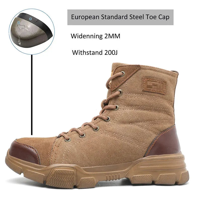 Indestructible Steel Toe Boots for Men