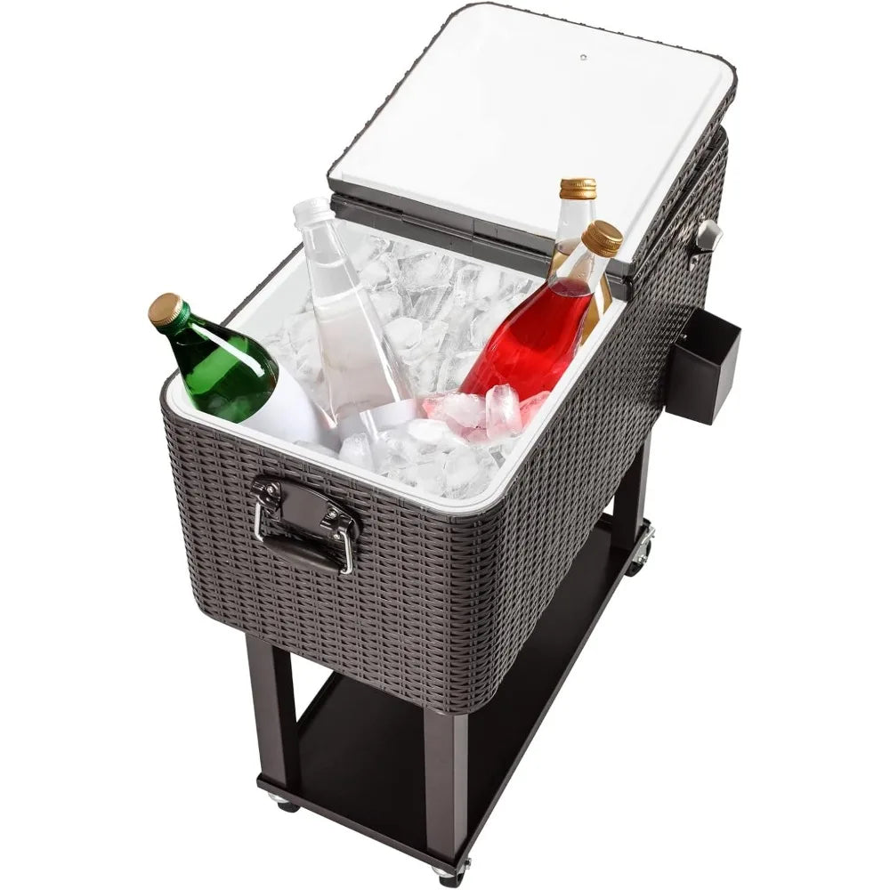 80 Qt Cooler with Wheels