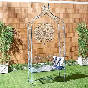 Victorian Antique Wrought Iron Garden Arch Arbor