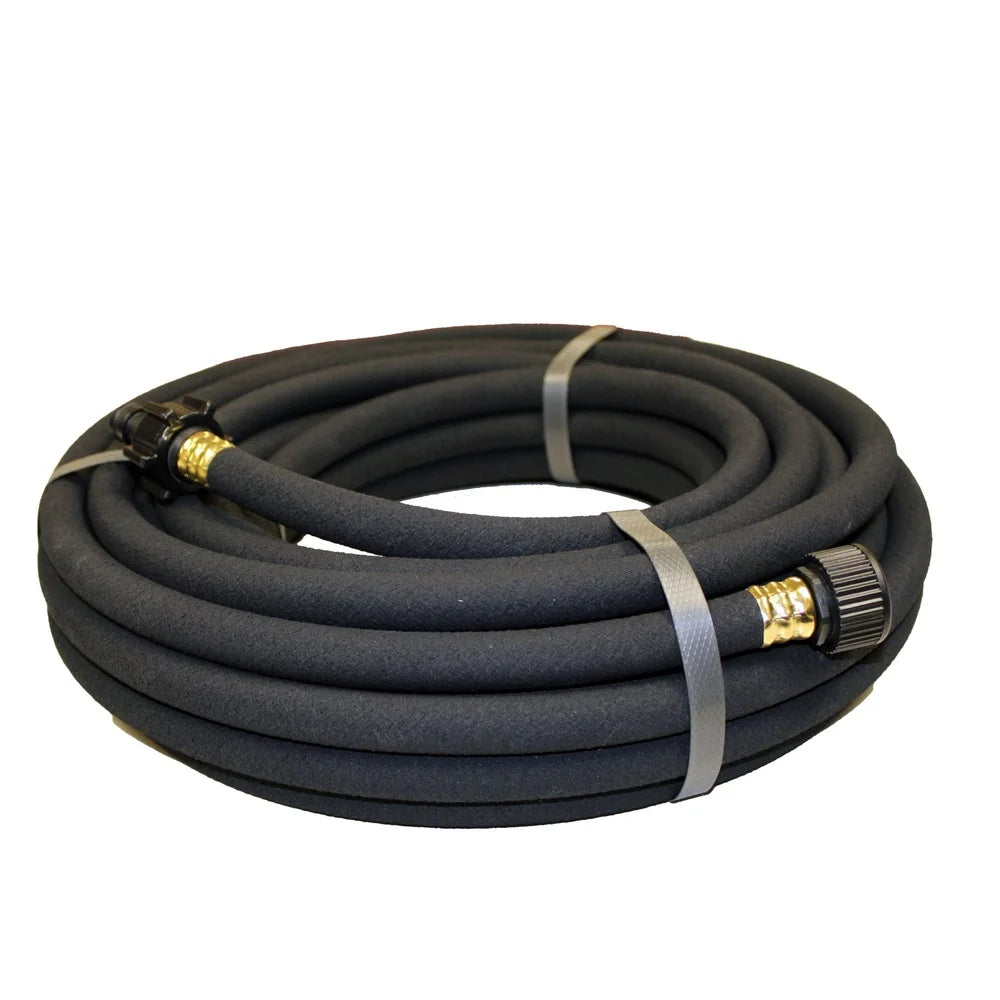 Heavy Duty Rain Barrel Soaker Hose, 0.5inch x 50ft Gradual Water Release Garden Irrigation, Compatible with Standard 3/4 inch threaded spigots