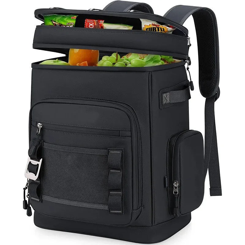 30L Waterproof Insulated Backpack, Keep Food Hot or Cold Lunch Rucksack Thermal Bag