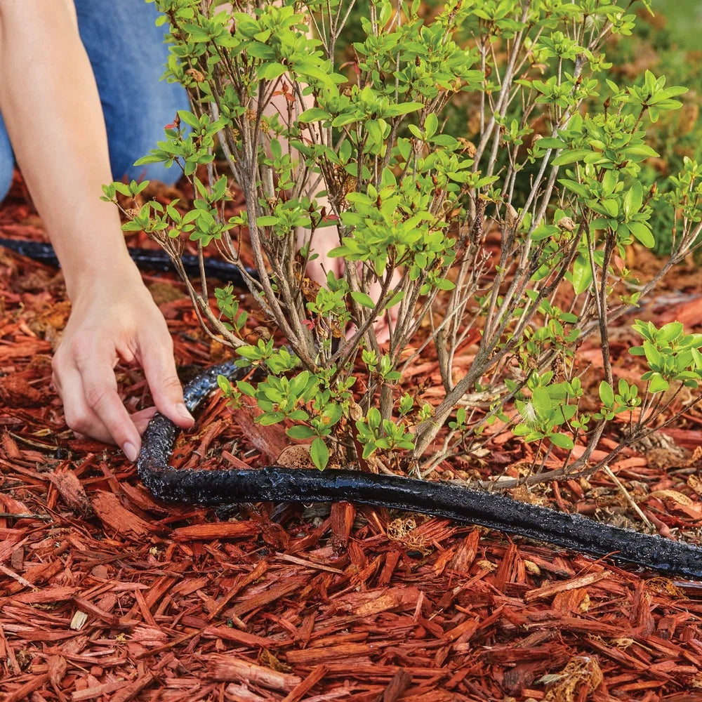50 ft Flat Soaker Hose, Eco-Friendly, Clog and Tangle Resistant