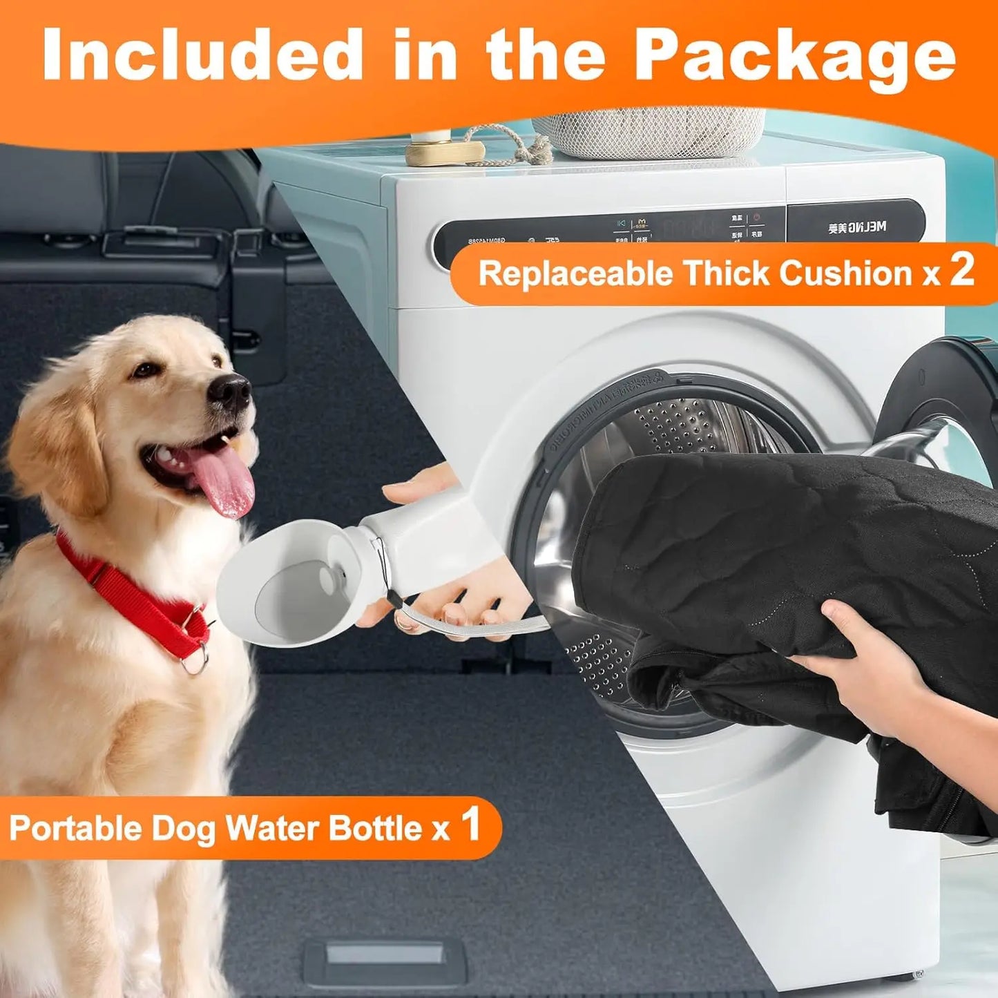 Waterproof, Foldable Pet Travel Seat Protector