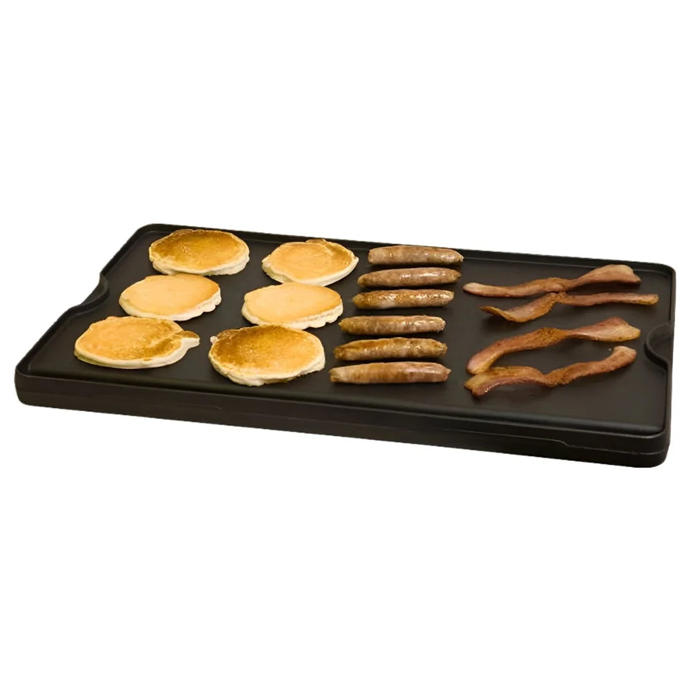 24 Inch Pre Seasoned, Reversible Cast Iron Grill Griddle