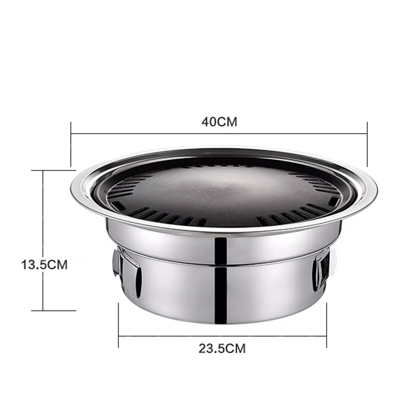 Japanese / Korean Style Stainless Hibachi BBQ Picnic Table Grill