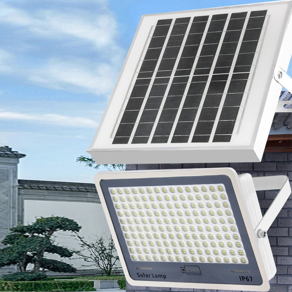 High-power Solar Lamp, Auto-On/Off, Includes Remote Control