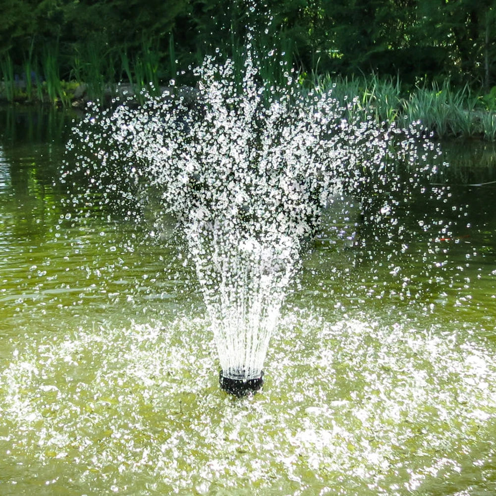 Solar Water Fountain Pump Kit with Nozzles for Garden, Pool, Pond, Aquarium, Fountain