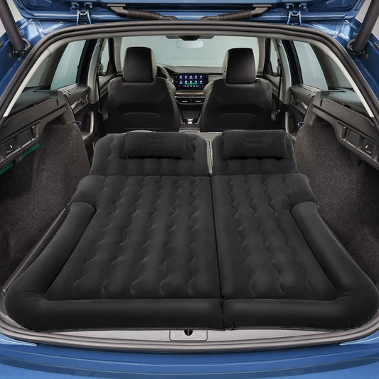 SUV Mattress with 2 Cushions and Pump, Thicker Air Bed for Travel, Camping, Home Furniture
