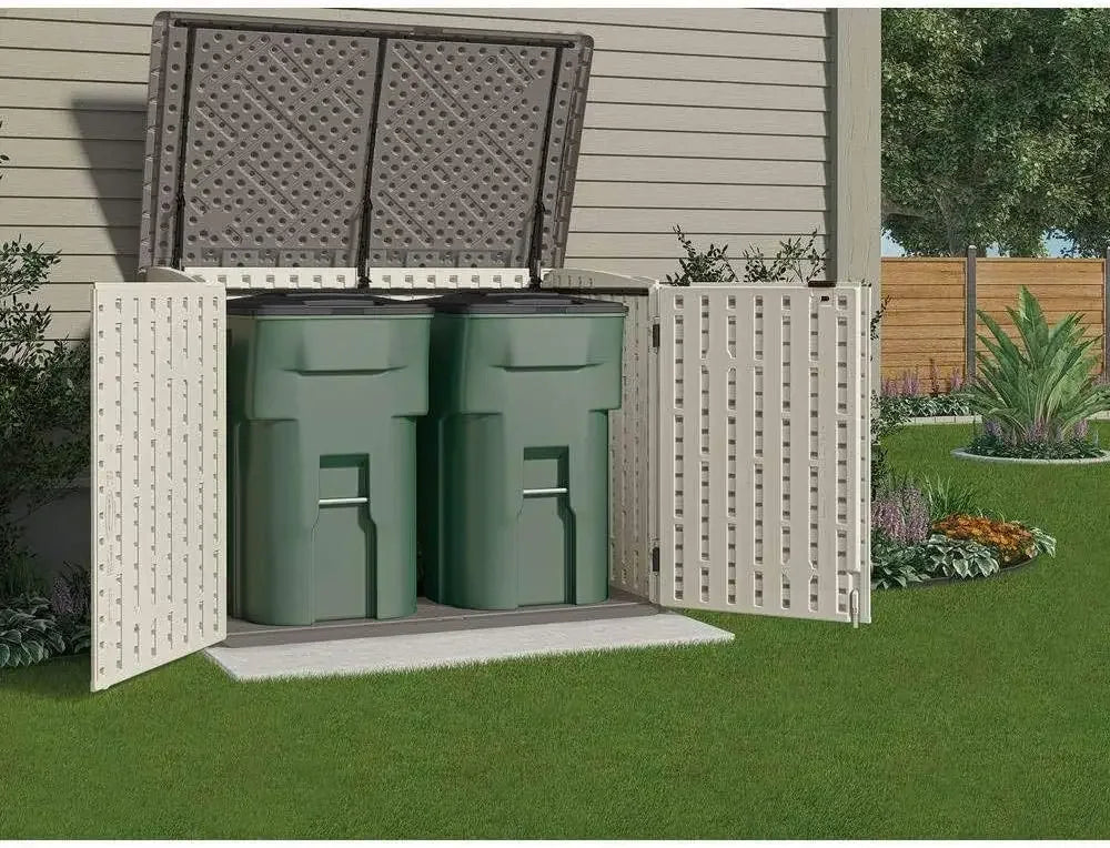 Horizontal Stow-Away Storage Shed