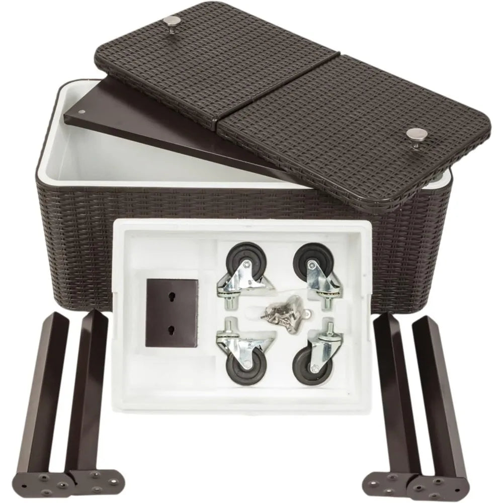 80 Qt Cooler with Wheels