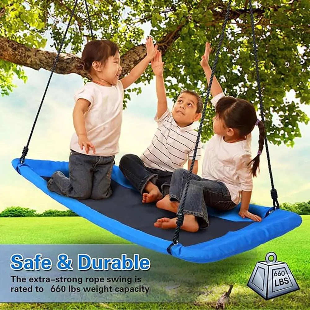 Giant 60" Rectangular Platform Swing, 800 lb Load Capacity