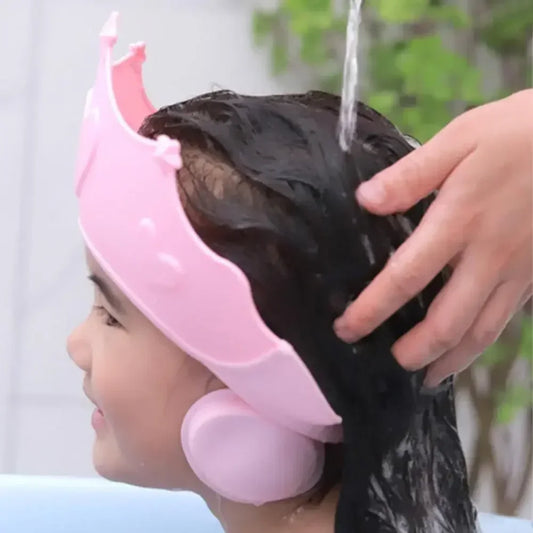 Kids Eye & Ear Protection Hair Wash Hat, Soft