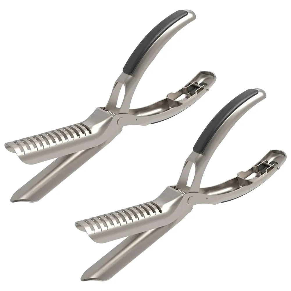 Stainless Steel BBQ Rib Membrane Remover, Catfish Skinner