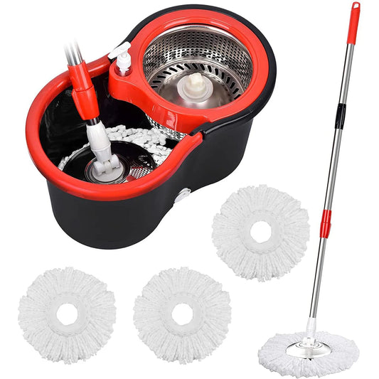 360° Spin Mop Bucket Set with Wring System