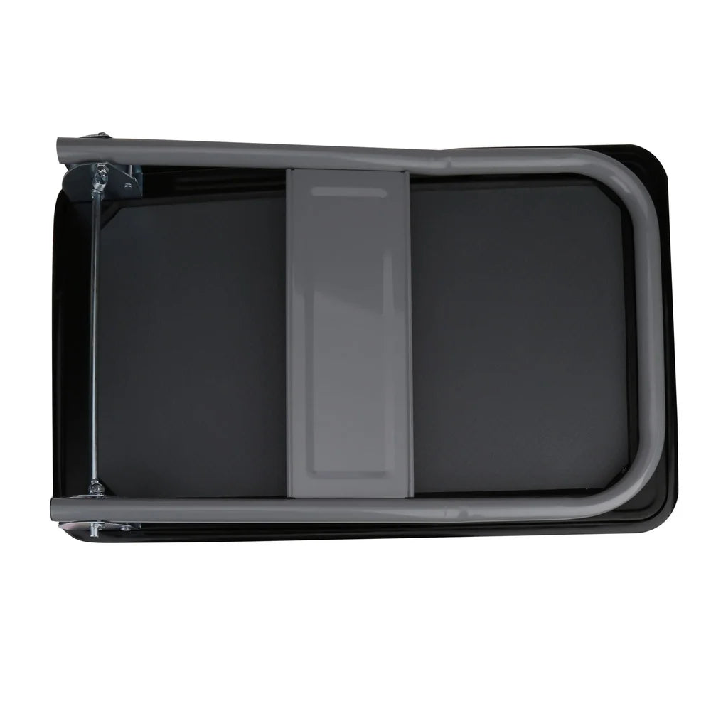 Heavy Duty Folding Utility Cart, 300 Pound Capacity, Steel Frame with Non-Slip Deck and Swiveling Casters