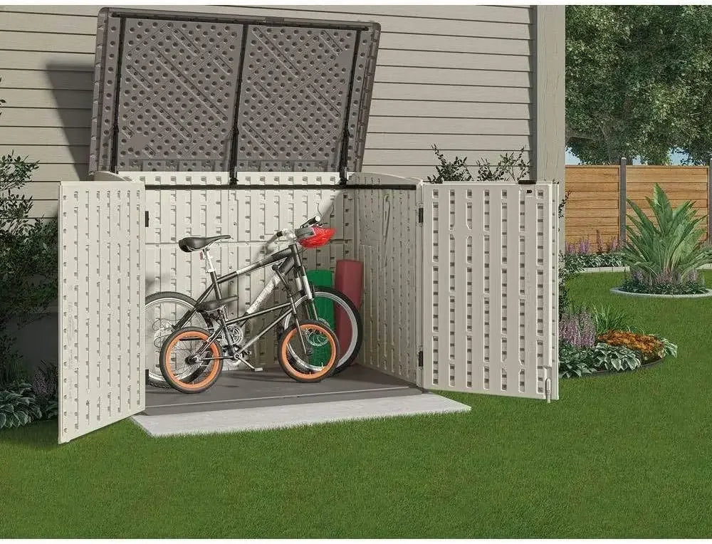 Horizontal Stow-Away Storage Shed