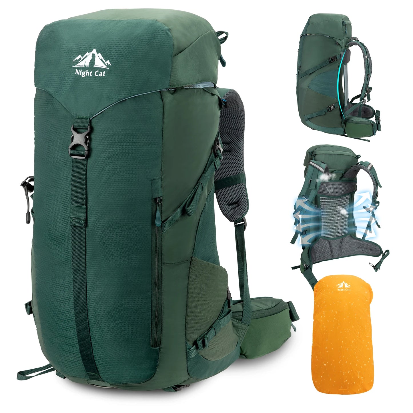 Ultralight Night Cat 30L Hiking Backpack Internal Frame; Fits both Men & Women