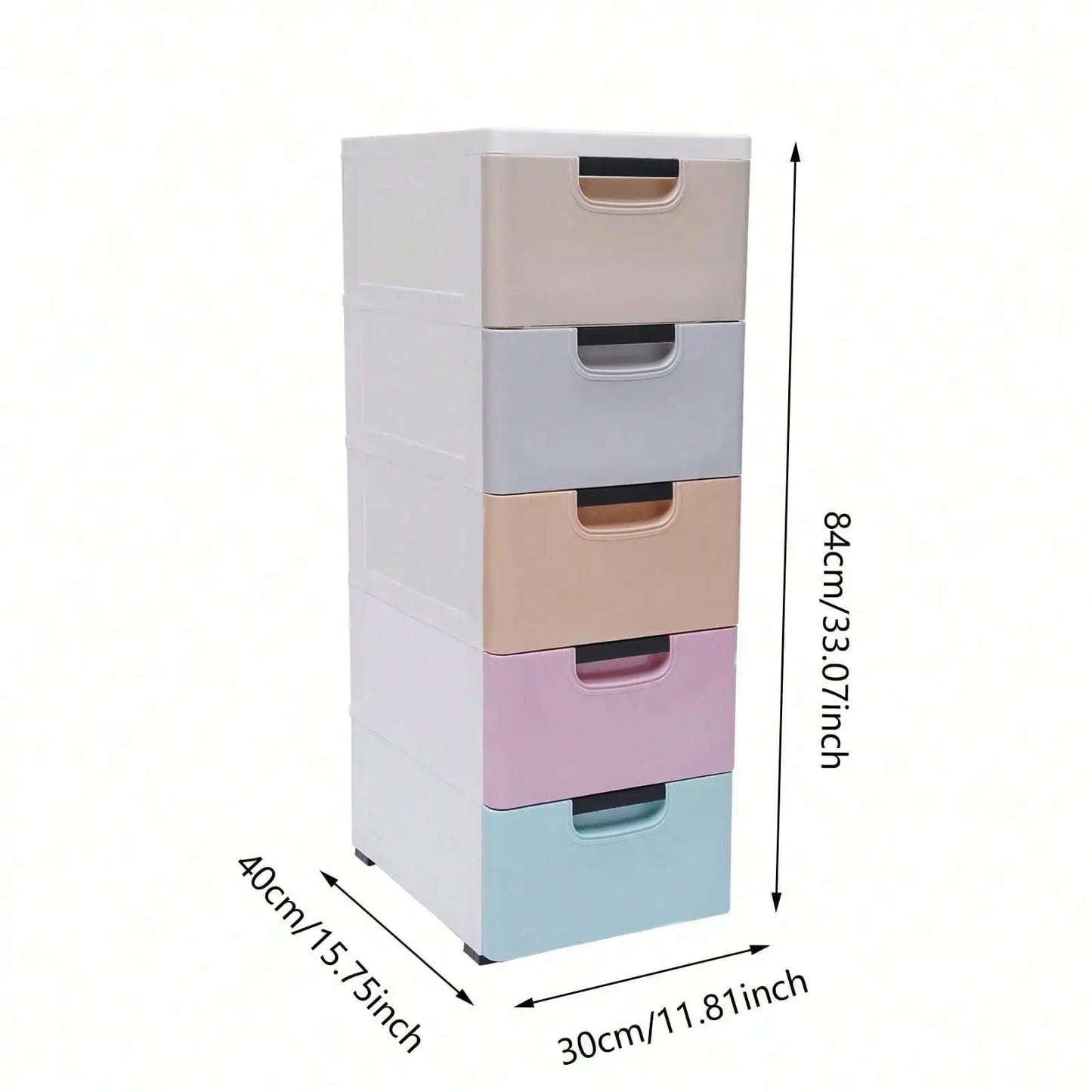 5 Drawer Dresser with wheels