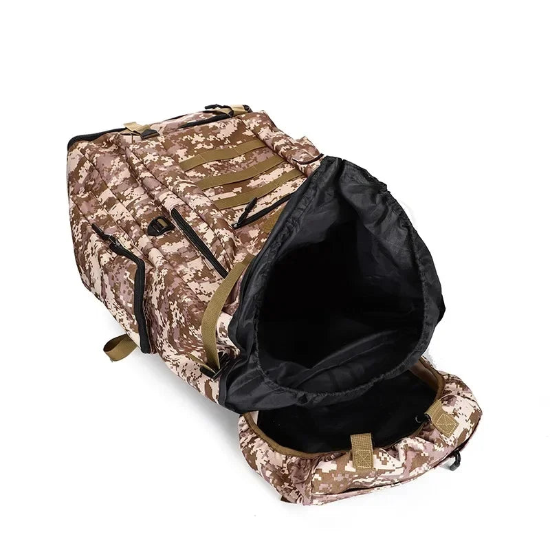 80L/100L Large Mountaineering Tactical Backpack, Hiking, Camping, Travel