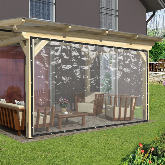 Rainproof Tarp Clear Curtain