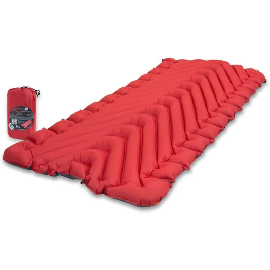 Lightweight, Insulated Static V Luxe Inflatable Sleeping Pad for Camping, Hiking & Backpacking