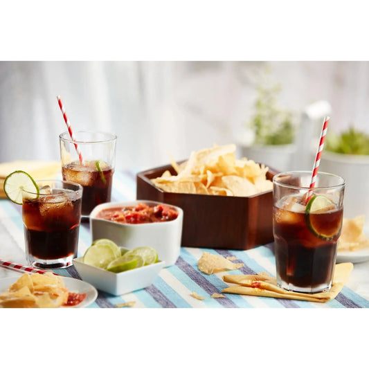 Clear Boston Drinkware Set, 16 Piece