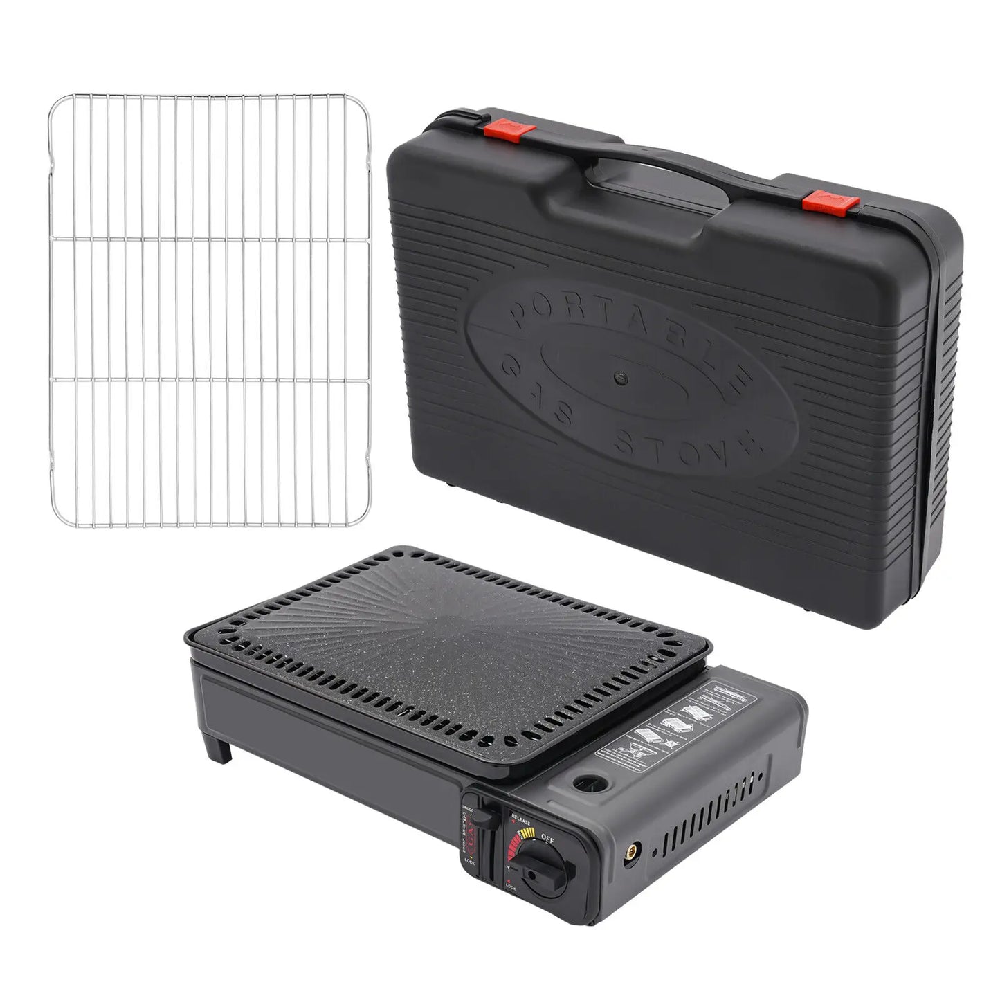 Portable Butane Grill for Camping, Traveling, Trekking