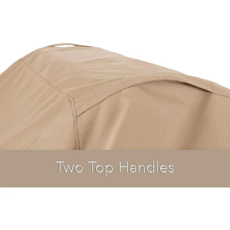 Large 46" H x 92" W with a 30" Drop, Heavy Duty Grill Cover - Weather Resistant